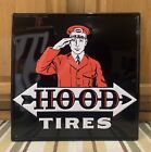 Hood Tires Sign Gas Oil Garage Bar Pub Tools Parts Vintage Style Wall Decor