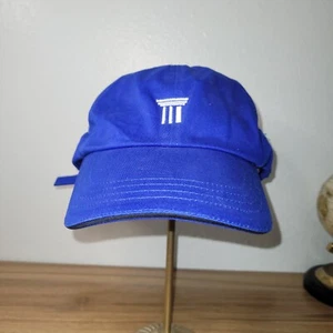 Vintage L.L. Bean Men's Slideback Hat Blue Embroidered - Picture 1 of 9