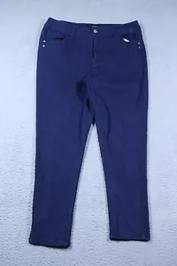 Love Cameron Jeans Damen 18 Blau High Rise Skinny Dark Wash Stretch Denim 34x27 - Bild 1 von 11