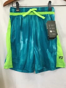 New Russell Boy Core Short Dri-power 360 Reflective Comfort Waist Athletic - Picture 1 of 1