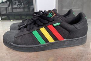 Adidas Original Superstar II 2.0 Rasta Hemp G65535 Mens Sz 10 Bob Marley Shoes