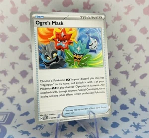 Ogre's Mask 159/167 Uncommon Regular - Scarlet & Violet: Twilight Masquerade -NM - Picture 1 of 2