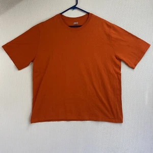 Jerzees Blank Orange T-shirt Mens SZ XL - Picture 1 of 9