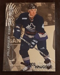 1999 - 2000 ITG Millennium Signature Series Greg Hawgood #240 Hockey Card - Picture 1 of 2