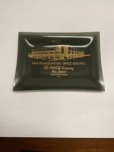 Coca-Cola Tray Glass Approximately 5 X 7 Inches Houston, Texas 1971 - Picture 1 of 3