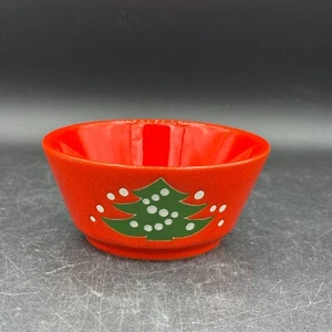 Waechtersbach CHRISTMAS TREE Coupe Soup Cereal Bowl 5" Red Germany - Picture 1 of 7