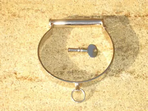 Halsfessel Handschellen handcuffs by bound darby Western neck collar KB-912 - Picture 1 of 6