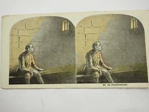 WWI In Confinement P.O.W. Stereo-View Card um 1916 - Bild 1 von 5