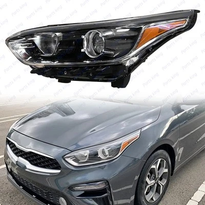 Conjunto de faros halógenos sin LED para conductor bombilla izquierda Kia Forte 2019 2020 2021 Foto 1 de 4