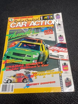 Vintage Radio Control Car Action RC Magazine 1990 On Road RC10L Days of Thunder - Image 1 of 4