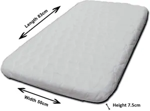 Chicco Replacement Crib Mattress for NEXT2ME Bedside (No Crib) UK 83x50x7.5cm - Picture 1 of 6