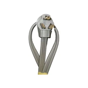 ✅️💨 Appliance Cord 4-ft 3-Prong Gray Dryer Appliance Power Cord LA008A E218475 - Picture 1 of 1
