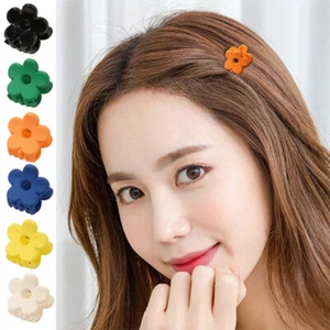 Hair Accessories Small Frosted Hair Claw Chic Barrettes DIY Solid Color ☽ - Picture 1 of 41