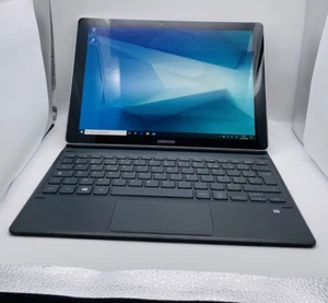 PC HYBRIDE SAMSUNG GALAXY BOOK 12" SSD 128 Go RAM 4 Go i5 WINDOWS + ETUI CLAVIER - Photo 1/20