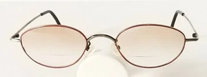 LA Eyeworks "Maude" montatura occhiali da vista vintage rosso/ottone antico metallo RX 48□20-140 - Foto 1 di 12