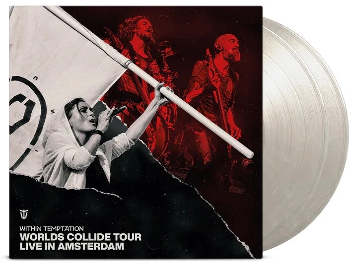 WITHIN TEMPTATION Worlds Collide Tour - 2LP / White Marbled Vinyl (MOV 2024) - Bild 1 von 1