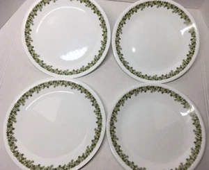 Vintage Set 4 Corelle CRAZY DAISY SPRING BLOSSOM 8 1/2" Salat/Mittagessen Teller - Bild 1 von 10
