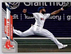 2020 Topps Series 1 Jackie Bradley Jr Base Card MLB PWE Set Break Red Sox #138 - Picture 1 of 2