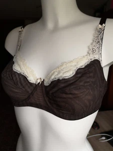 NEW La Perla animal print soft Bra with lace size 80C, US 36, UK 36, I 3 - Picture 1 of 5