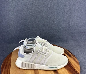 Adidas Originals NMD_R1 Low Running Shoes Beige Blue GW5680 Women's Size US 9 - Picture 1 of 11
