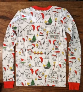 PEANUTS Snoopy® Cotton Fitted Pajama Set - Christmas - Size 14 - NEW! - Picture 1 of 4