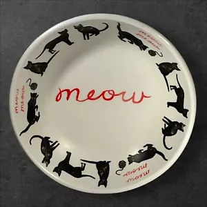 TarHong Meow Meow Saucer Melamine Non Slip Base 200ml Cat Lover Gift! - Picture 1 of 7