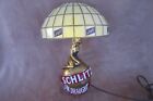 Vintage 1971 Schlitz On Draught Beer Wall Sconce Girl Globe Lamp 12” working 