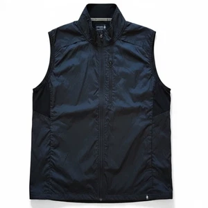 Smartwool Men's XL Merino Sport Ultra Light Vest Black Full Zip Lightweight - Picture 1 of 9