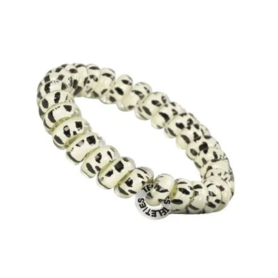 NEW! TELETIES Animal Print Hair Ties - Hair Coils - 100 Pc (Small, Leopard) - Image 1 of 4