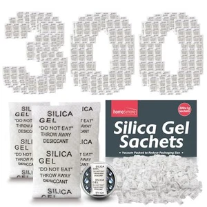 Silica Gel Sachets 1g Desiccant Reusable Packets Bags Anti Damp Pouches Packs - Picture 1 of 8