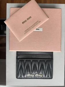 Miu Miu Metalasse Card Holder - Picture 1 of 7