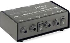 Stagg 2 Channel Passive DI Box With Mono/ Stereo Switch SDI-ST