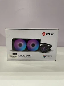 MSI MAG CORELIQUID 240R AIO Liquid CPU Cooler, 240mm Radiator, Dual 120mm - Bild 1 von 2