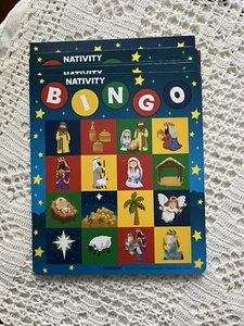 NATIVITY BINGO GAME FOR CHILDREN, 16 cards-& card markers! NEW in pkg