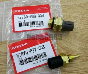 OEM Set of 2 Cooling Fan Switch Coolant Temp Sensor Fit Honda Accord CR-V Civic - Picture 1 of 10