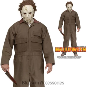 CL992 Michael Myers Rob Zombie's Halloween Costume with Mask Officially Licensed - Picture 1 of 2
