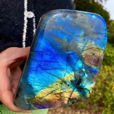 Hermosa piedra alargada natural de 3,42 lb cuarzo cristal piedra restauración estándar - Imagen 1 de 4