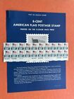 1338F Flag & White House, Huck Press Mnh 8 C Plate Block Of 20 Souvenir Page