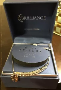 Bracciale regolabile FOREVER FRIENDS/BEST FRIENDS, cristalli e argento - Foto 1 di 8