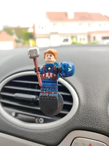 Avengers Car Air Freshener Marvel Movie Mini Figures Iron Man Captain Car Gift - Picture 1 of 62