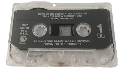 Creedence Clearwater Revival Cassette tape Down On The Corner Ships WithTracking - Image 1 of 2