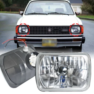 Par de faros 5x7" 7x6" haz alto/bajo H6052 para camioneta Isuzu I-Mark Foto 1 de 4