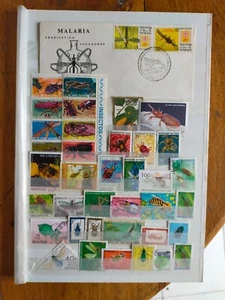+30 Timbres Insectes & 1 FDC ( lot 77 ) - Photo 1/1