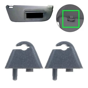 2Pc Sun Visor Clips Mount Bracket Grey For Opel/Vauxhall Cavalier Mk 3 1989-1995 - Imagen 1 de 14