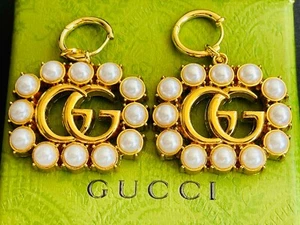 GUCCI Earrings logo GG box & duster - Picture 1 of 14
