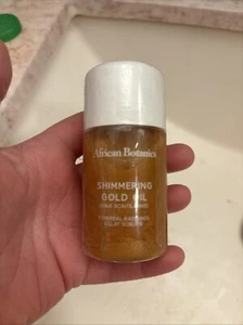 African Botanics Shimmering Gold Oil 2 fl oz/60 ml NEW and SEALED! - Picture 1 of 4
