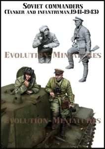 Evolution Miniatures 35209, comandantes soviéticos-petrolero e Infa.(2 figuras), ESCALA 1:35 - Imagen 1 de 3