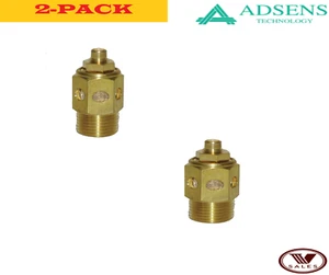 2-PACK!! FACTORY NEW! ADSENS SCM-68 Brass Speed Control Muffler 3/4'' NPT - Picture 1 of 4