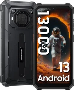 Blackview BV6200pro Black Rugged Smartphone, Outdoorhandy mit 8 GB RAM, 128 GB - Bild 1 von 24