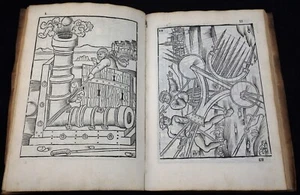 MILITÄR KRIEGSWESEN VEGETIUS MILITARI MONUMENTALE HOLZSCHNITTE ERSTAUSGABE 1511 - Picture 1 of 24